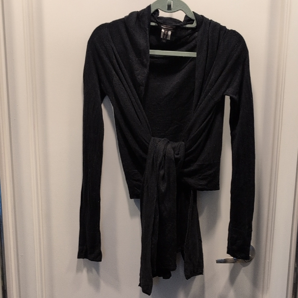 Black Wrap Top